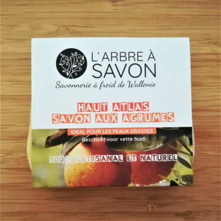 Savon "Haut-Atlas" aux agrumes (idéal pour peaux grasses)