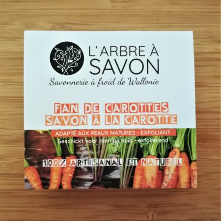 Savon "Fan de carottes" pour votre teint (exfoliant)