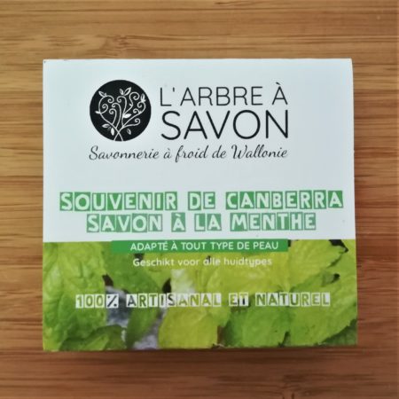 Savon "Souvenirs de Canberra" à la menthe , fraîcheur assurée!