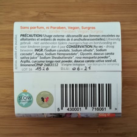 Savon "Fan de carottes" pour votre teint (exfoliant) – Image 3