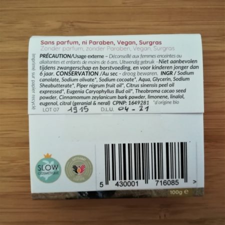 Savon "Route des Indes" aux épices et cacao – Image 3